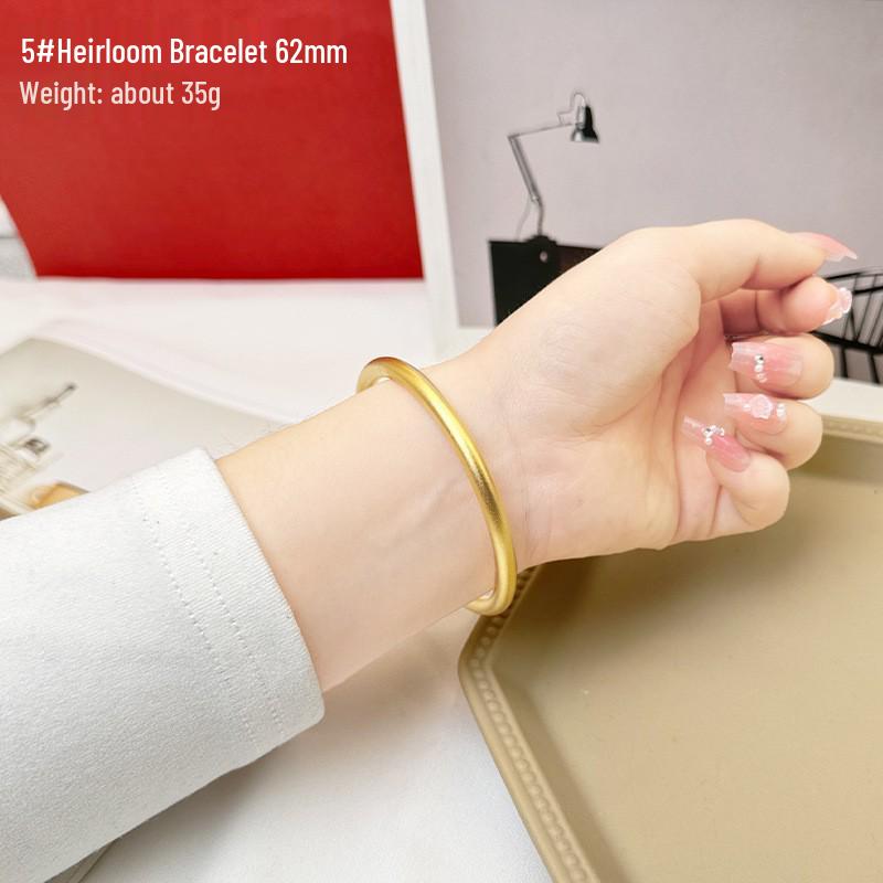 Vietnamese Gold Heritage Lotus Bracelet for Women: Long-Lasting, Ancient Chinese Style, Colorfast Simulation