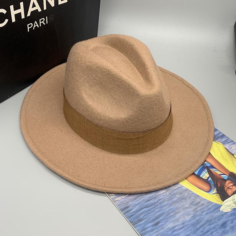 

Autumn Hemp Gray Short Brim Flat Edge Conical Versatile Top Hat Men s and Women s Gentleman s Hat Adjustable хаки