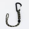 Outdoor Tactical Carabiner Keychain: Emergency Paracord Lanyard with Anti-Loss Buckle