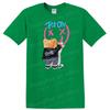 Süßes Bären Graffiti T-Shirt Grafik Kunst Lächeln Design Lässige Streetwear Tee