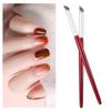 1pcs Nail Gradient Brush Set With Red Wooden Handle Nail Drawing Brush UV Gel Design Builder Painting Pen