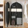 Waterproof Gusseted Suit Cover Dustproof Hanging Clothing Cover Closet Clothing Protector  Home