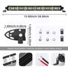 1PC Car LED Work Light Bar Adjustable Spotlight Fog Light 18W 36W Day Running Driving Lamp 12V 6/12 LED for SUV ATV Truck