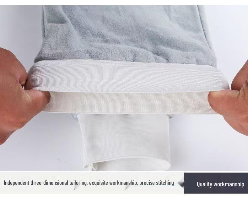 Fireproof Sheepskin Welding Sleeves: High-Temp Resistant, Anti-Scald, Heat Insulated, Wear-Resistant Arm Protectors.