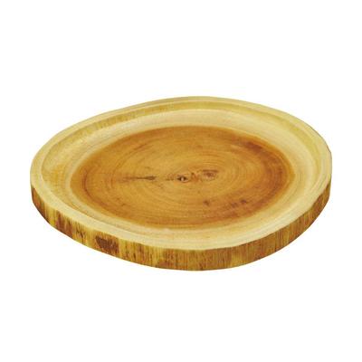 Yamako Wooden Tree Ring Plate Soma Dish M 81928