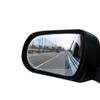 2pcs Rainproof Sticker Oval Auto Anti Fog Mirror Protective Accessories