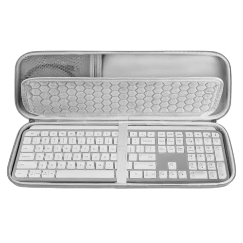 

Geekria Keyboard Case, Hard Shell Travel Carrying Bag for Logitech MX Keys S/MX Keys Advanced Wireless Illuminated Keyboards and Microsoft Wireless Su