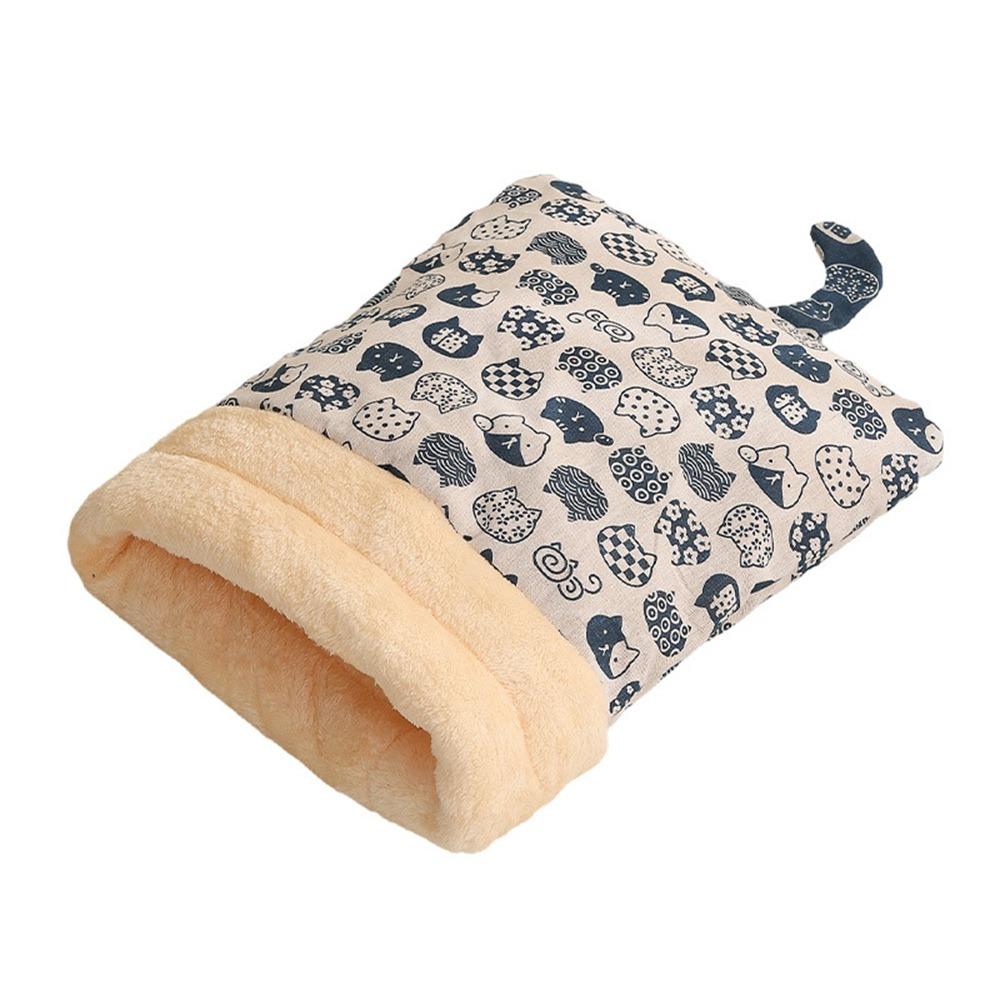 

Thickened Cat Cave Bed Plush Cat Nest Mat Creative Kitten Quilt Bed Pet Supplies 05