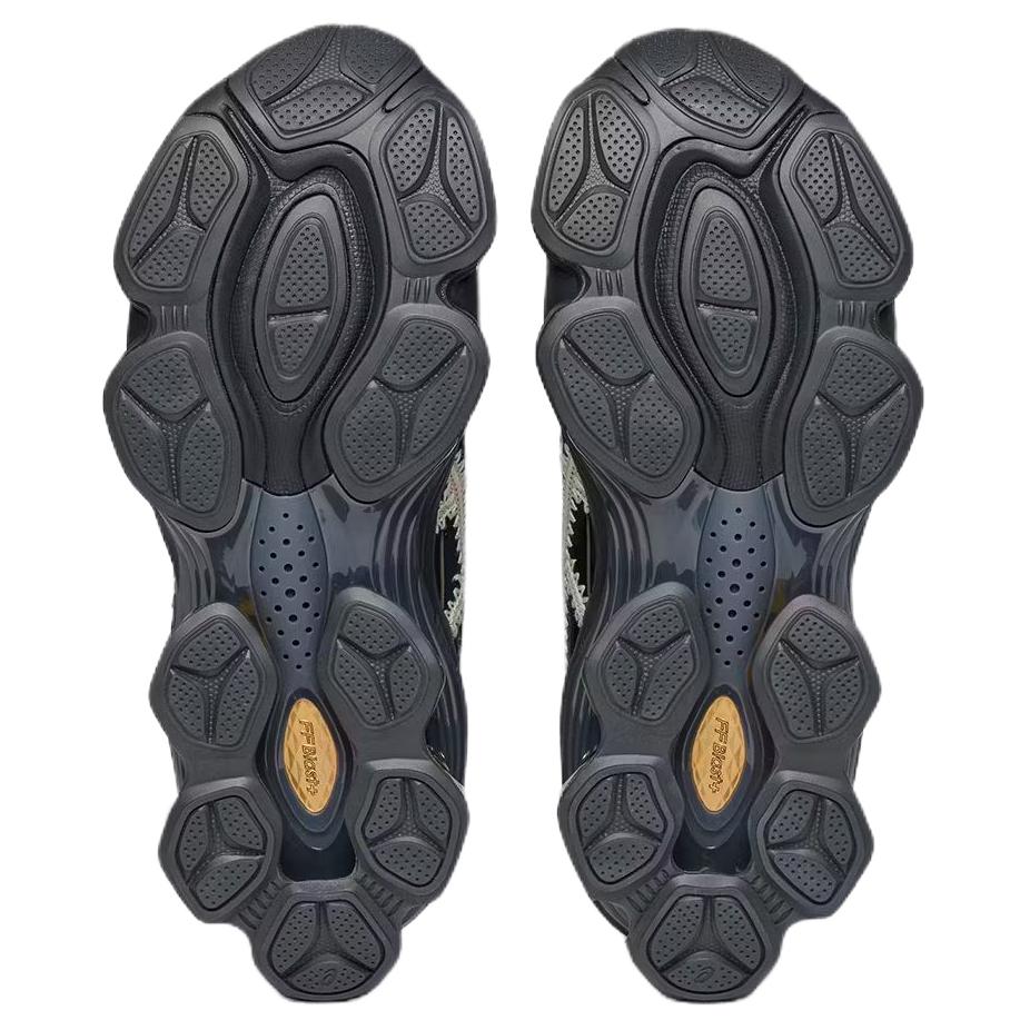 Asics Gel-Kinetic Fluent Comfortable Durable Wear-Resistant Mid-Top Hiking Shoes Unisex Hiking Shoes Black 1203A737-002(NANUSHKA)