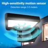 Magnetic Solar Light Outdoor Motion Sensor, Semi Embedded Installation, Solar Charging, Suitable for Courtyards, Terraces, Fences, and RVs