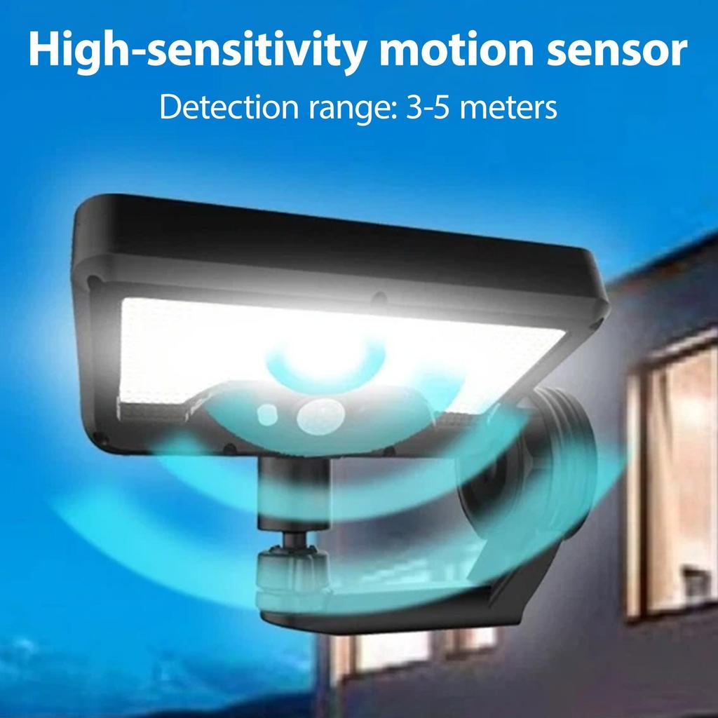 Magnetic Solar Light Outdoor Motion Sensor, Semi Embedded Installation, Solar Charging, Suitable for Courtyards, Terraces, Fences, and RVs