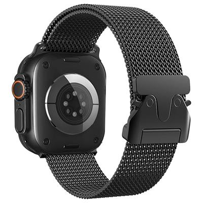 Milanese Loop Strap For Apple Watch Band Ultra 2 49mm 46mm 45mm 44mm 42mm Stainless Steel Metal for iWatch Series 10 9 8 7 6 5 4
