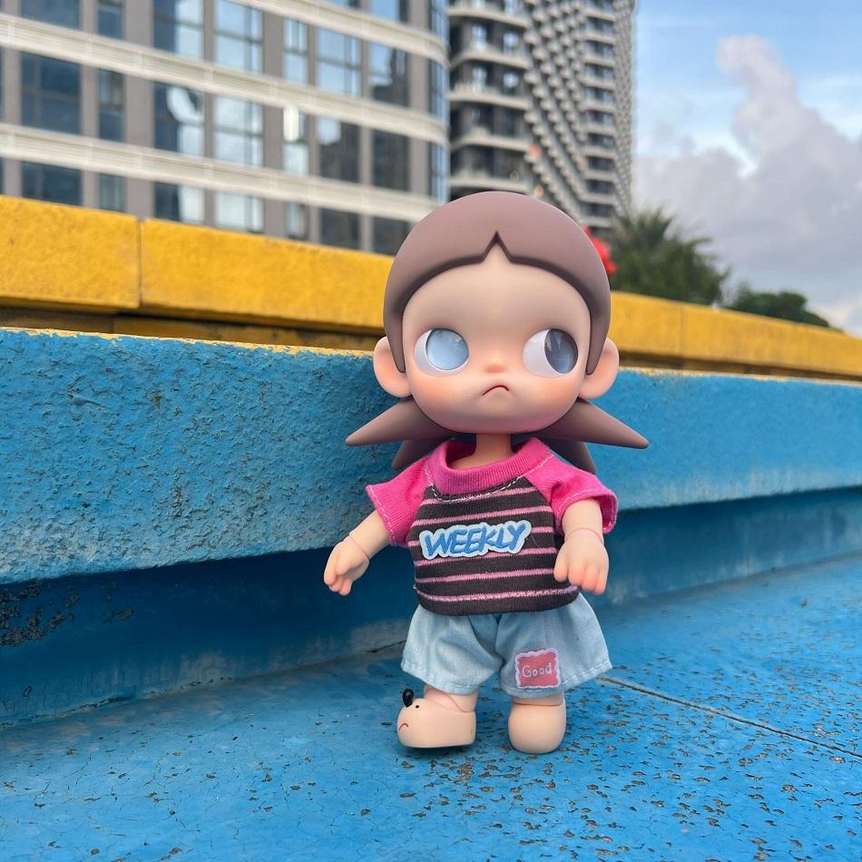 Gazijie Zsiga 1/8 Doll Beautiful Dress Set Cute Cartoon Dress Up Anime Trendy Cool Clothing Accessories Can Be Freely Matched