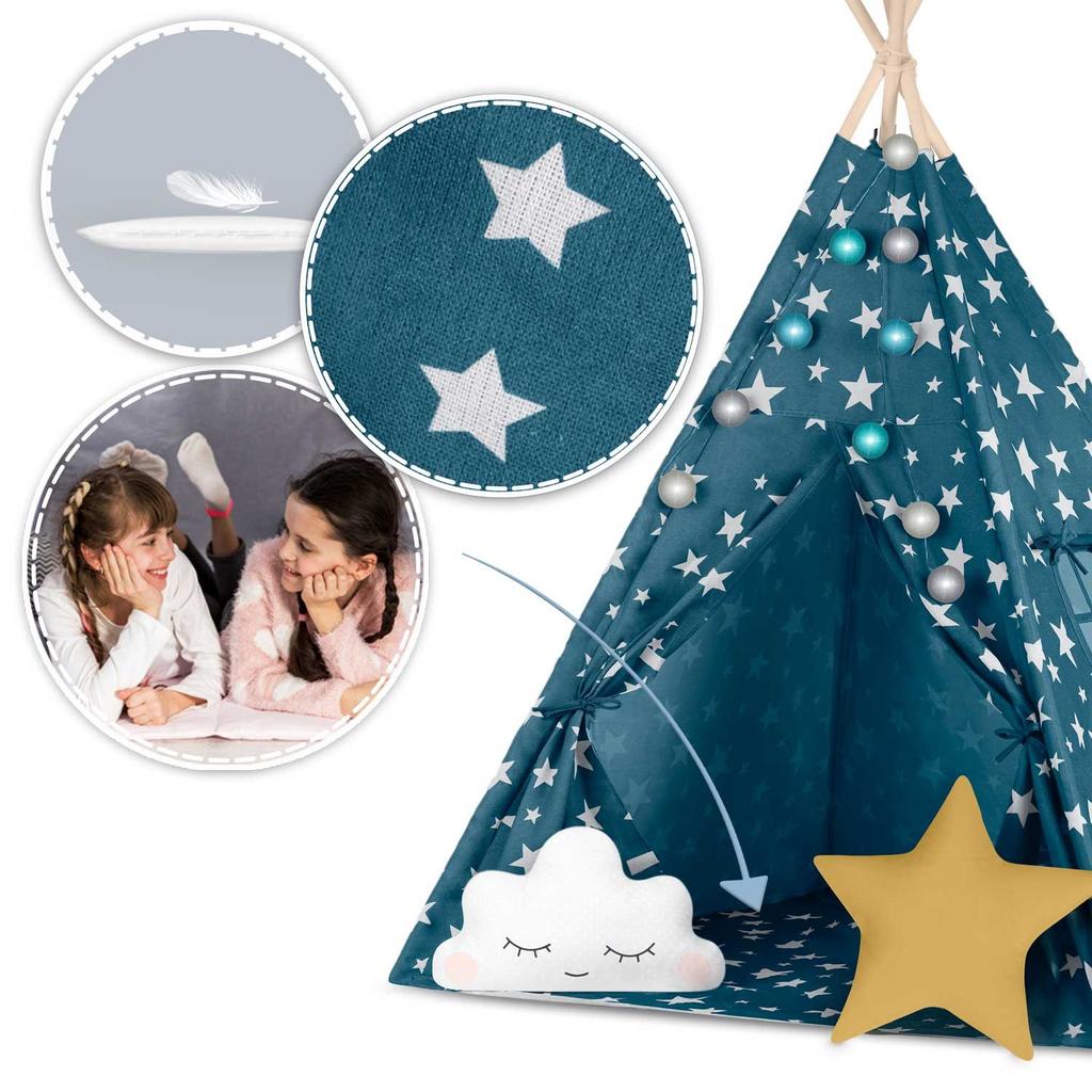 Tenda Tipi Nukido per Bambini con Luci