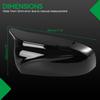 2x For BMW E70 X5 2007-2013 E71 X6 2008-2013 Gloss Black Side Wing Rearview Mirror Cover Cap Accessories 51162182697 51162182698