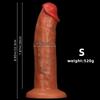 3 Size Liquid Silicone Dildo Simulated Penis Butt Plug Fisting Sex Toy Strap On Cock Big Dick Realistic Cock