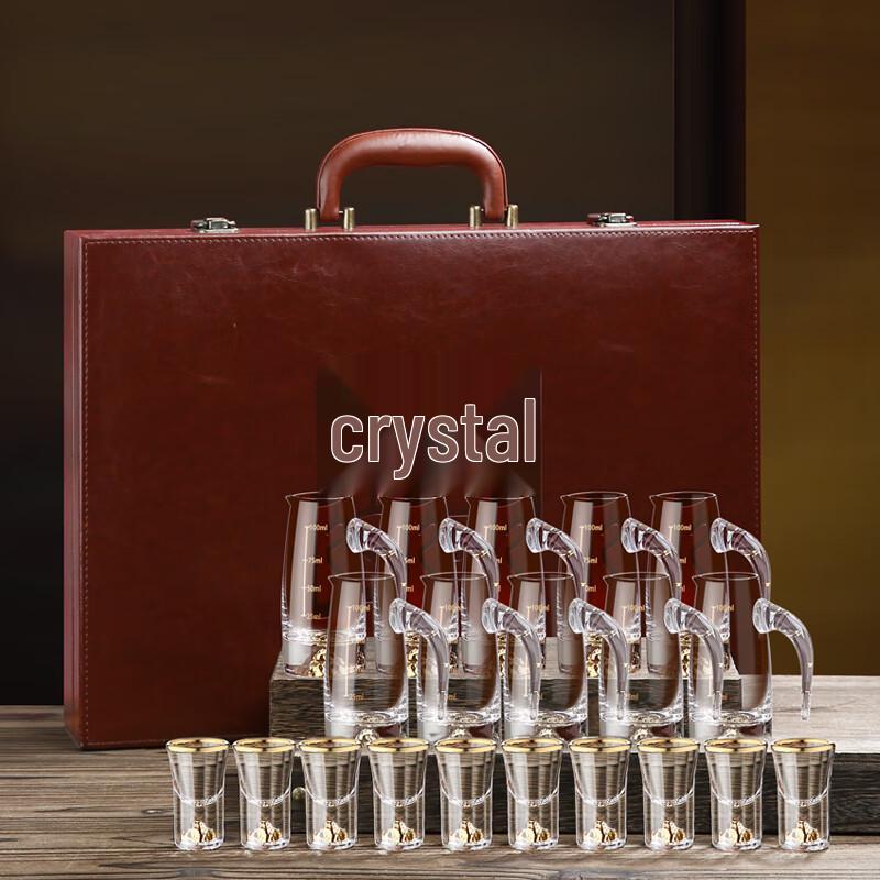 Premium Crystal Glass Baijiu Decanter & Cup Set