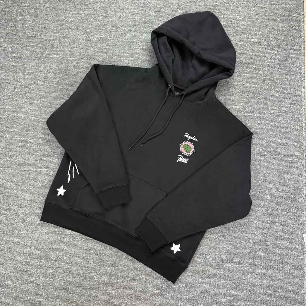 Grenzüberschreitende Beauty-Welle Patta Herbst und Winter Fleece Hoodie Totenkopf-Print lockerer lässiger Kapuzenpullover für Herren und Damen Trend