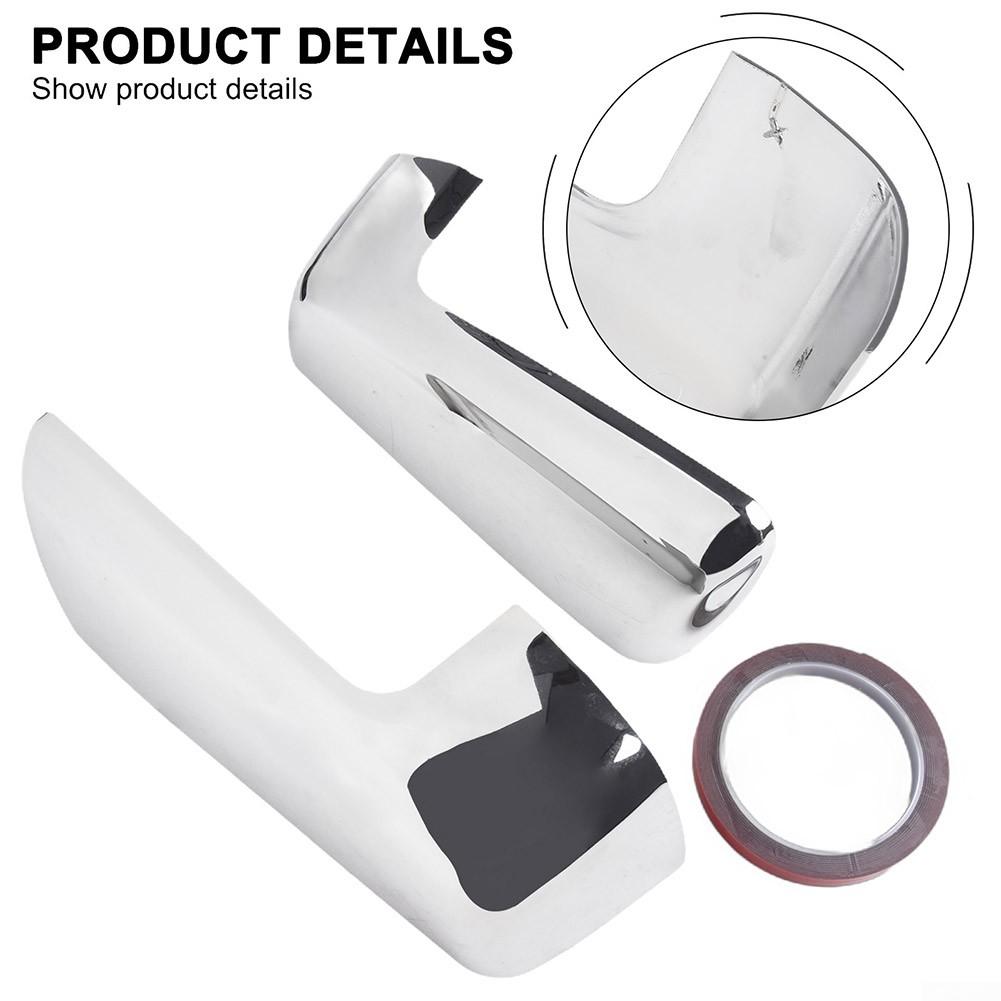 Mirror Covers Chrome Sliver For Chevy 2019-24 For Sierra 1500 For GMC #84328137