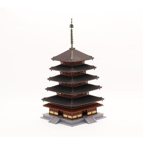 Fujimi Model 1/150 Building Series No.2 Horyuji Temple Five-Story Pagoda Building-2