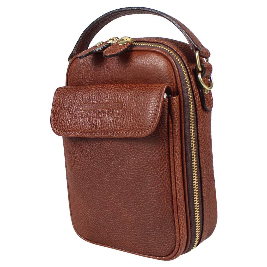 Aoki Kaban (Lugard) Mini torebka na ramię 2-way, męska skórzana [NEVADA Nr. 4965]