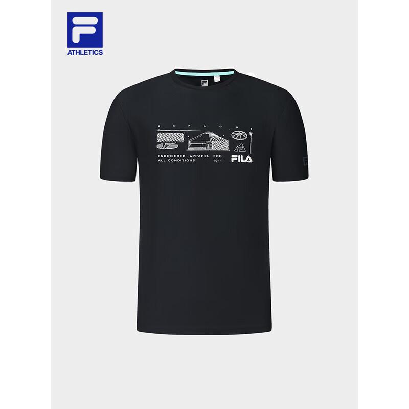 FILA Men's Knit Short Sleeve Crew Neck T-Shirt