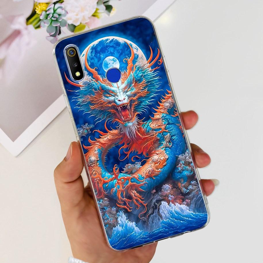 For Realme 3 Pro Case Soft Silicone Marble Butterfly Cover For OPPO Realme 3 Pro RMX1851 Coque Realme3 3i RMX1825 RMX1821 Fundas