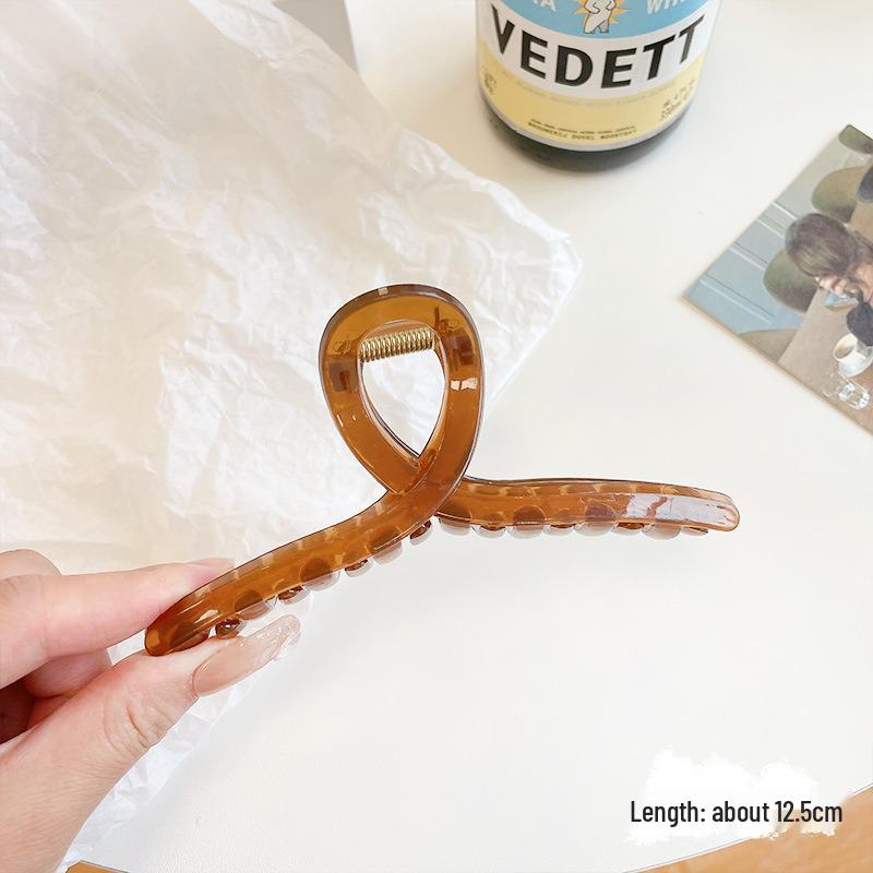 Extra Large 15cm Shark Hair Clip for Women's Headwear - Premium Claw Accessory
