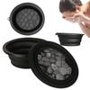 Collapsible Wash Basin Space Saving Silicone Icetray Low/High Temperature Resistant Portable Skincare Basin for Easy Storage