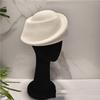 Hepburn Style Wool Pillbox Hat Fedoras Fedora Hat Fashion Woolen Felt Hat  Lady