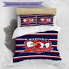 3pcs Football Team (23) Design Cover Set - HD Printed Bedding with 1 Cover and 2 Pillowcases - Perfect for Home and Dorm Decor