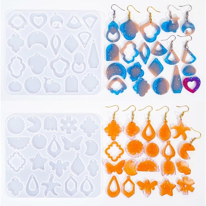 Unique Pendants Crafting Silicone Mold for DIY Enthusiasts Dainty Jewelry Pendant Mold Unique Handmade Accessory Mold