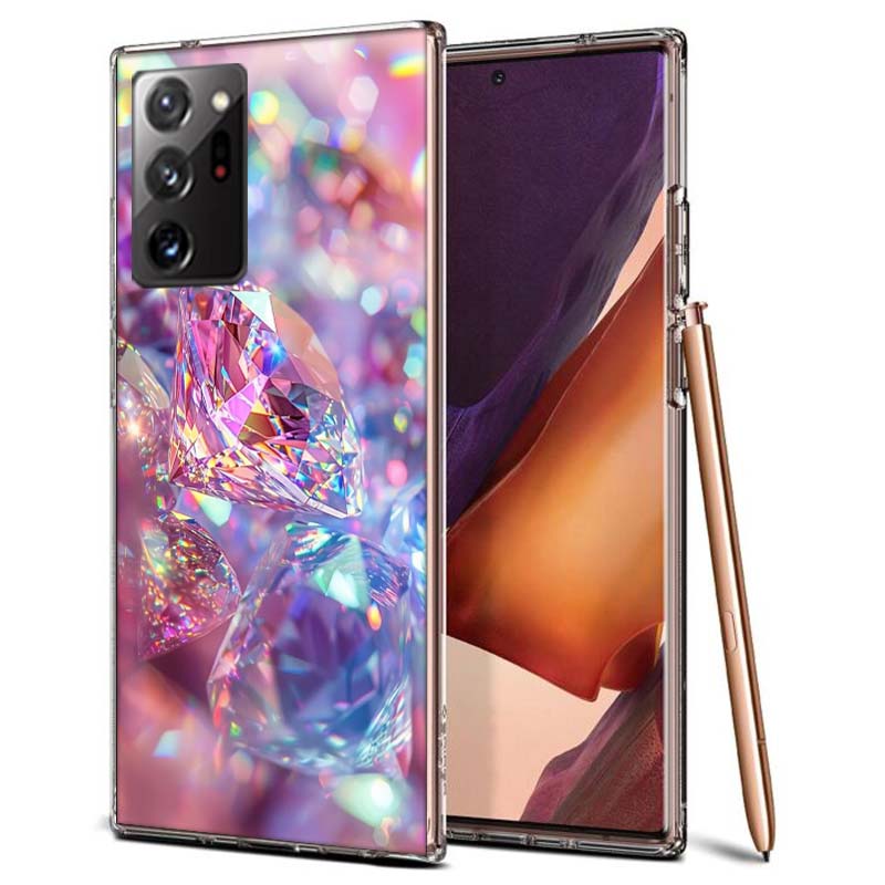 Shining and Dazzling Diamond Gemstones Phone Case for Samsung A55 A35 A25 A15 A07 A05S A16 A17 A26 A36 A37 A56 A57 Galaxy Note 2