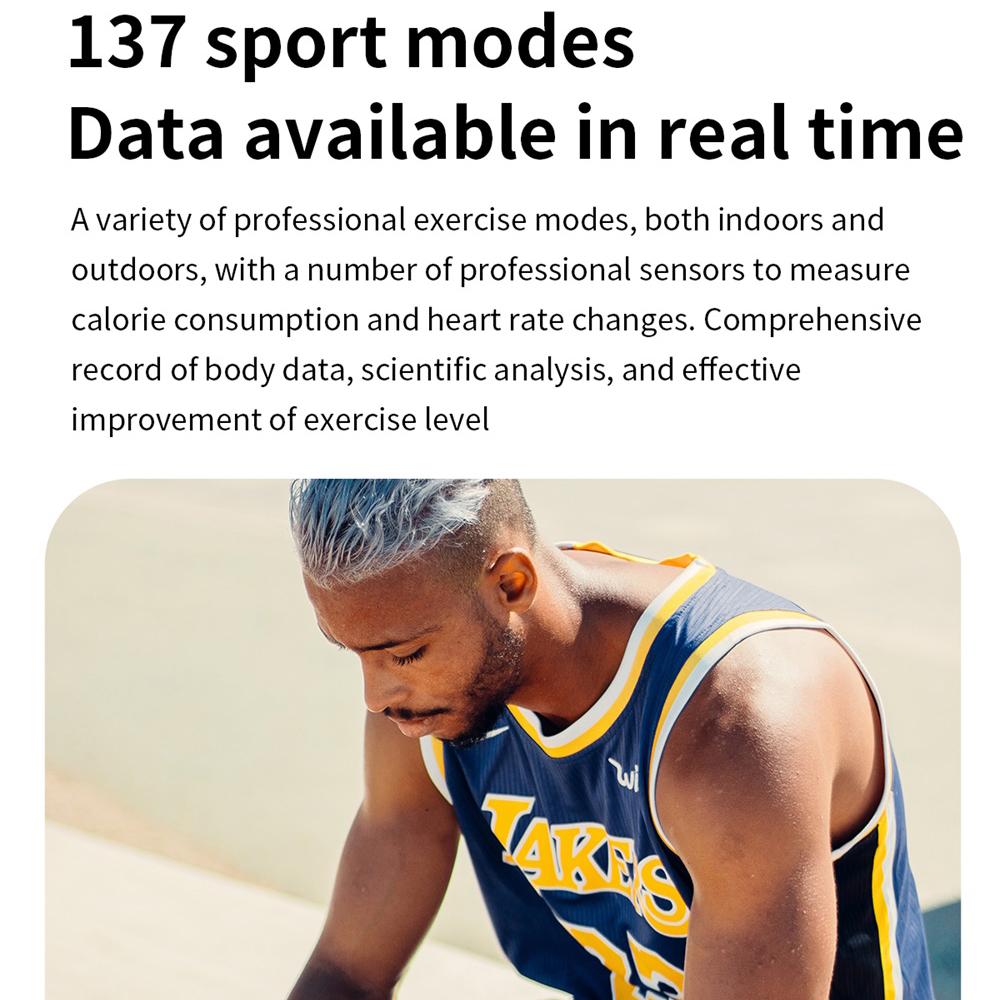 Ανδρικό 1.85" Κλήση Bluetooth Αθλητικό Fitness Tracker Έξυπνο Ρολόι Καρδιακού Παλμού Αδιάβροχο IP68 Οξυγόνο Αίματος Παιχνίδι Γυναικείο Έξυπνο Ρολόι