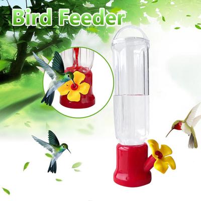 4Pcs Bird Feeders Slanted Spout Design Bird Feeding Garden Decoration Transparent Outdoor Humming Bird Feeders Home