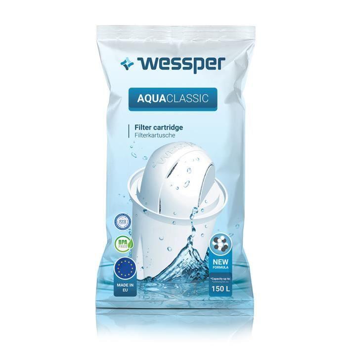 Vodní filtr - Wessper - AquaClassic - Kompatibilní s BRITA Classic - 150 l - 4 stupně filtrace