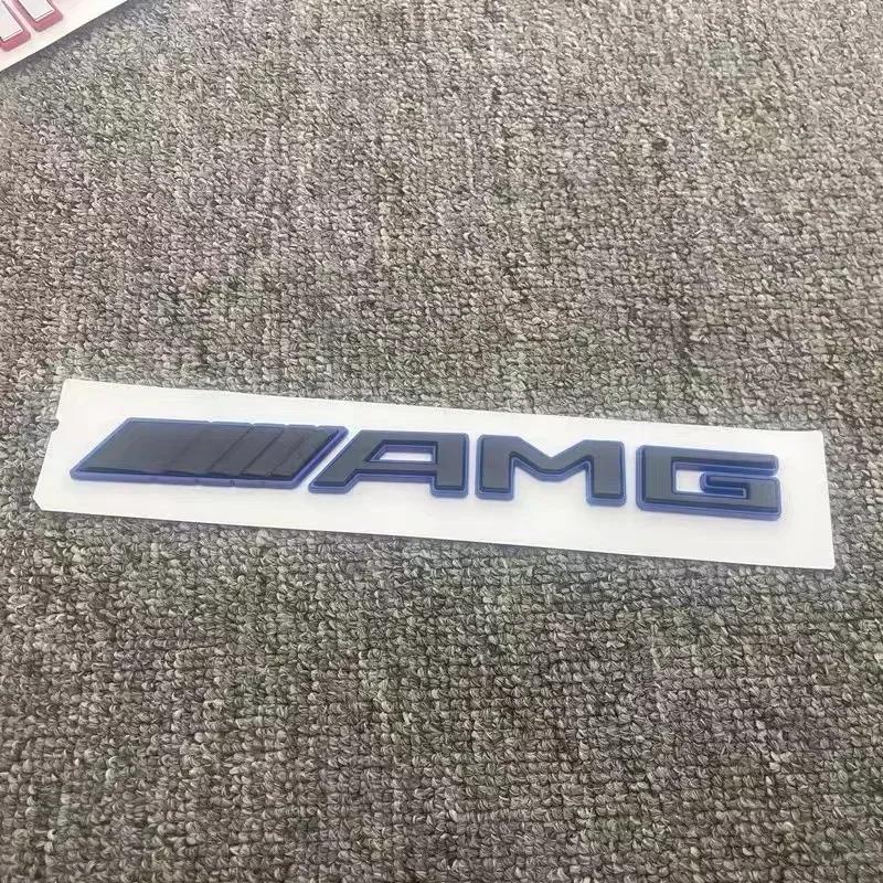For Mercedes Benz New Color 3D ABS Car Rear Trunk Badge AMG Letters Sticker For Mercedes Benz A B C E CLA C63 C63S E53 GT SLK W176 W205 W177 C260L