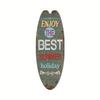Hawaiian Surfboard Pendant Beach Wall Decoration Sign