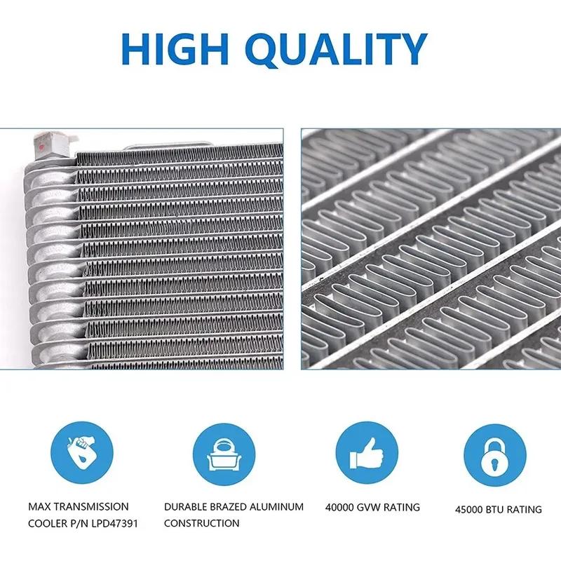 LPD47391 Heavy Duty Transmission with Mounting Hardware Performance Oil Cooler Low Pressure Drop Transmission Oil Cooler