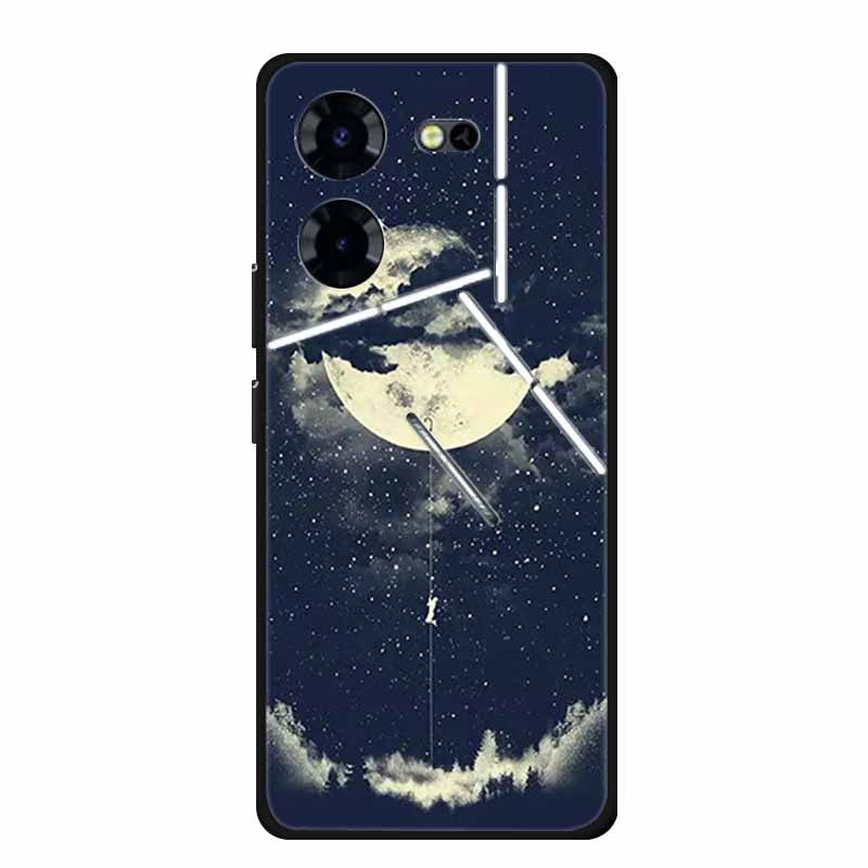 Luxury Case For Tecno Pova 5 Pro 5G TPU Soft Silicone Back Cover for Tecno Pova5 Pro 2023 LH8n Phone Cases Cute 6.78" New etui