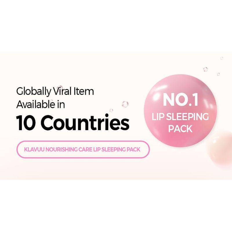 KLAVUU - Nourishing Care Lip Sleeping Pack - 4 Types