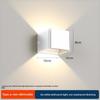 LED Outdoor Four-Leaf Clover Wall Light - Up and Down Beam Decoration for Garden and Exterior Walls.