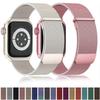 Milánský tah pro Apple Watch pásek 44mm 40mm 45mm 41mm 42-38-44mm řemínek ultra 2 49mm kovové pásky iwatch série 9 8 7 6 SE 5 4 3 3