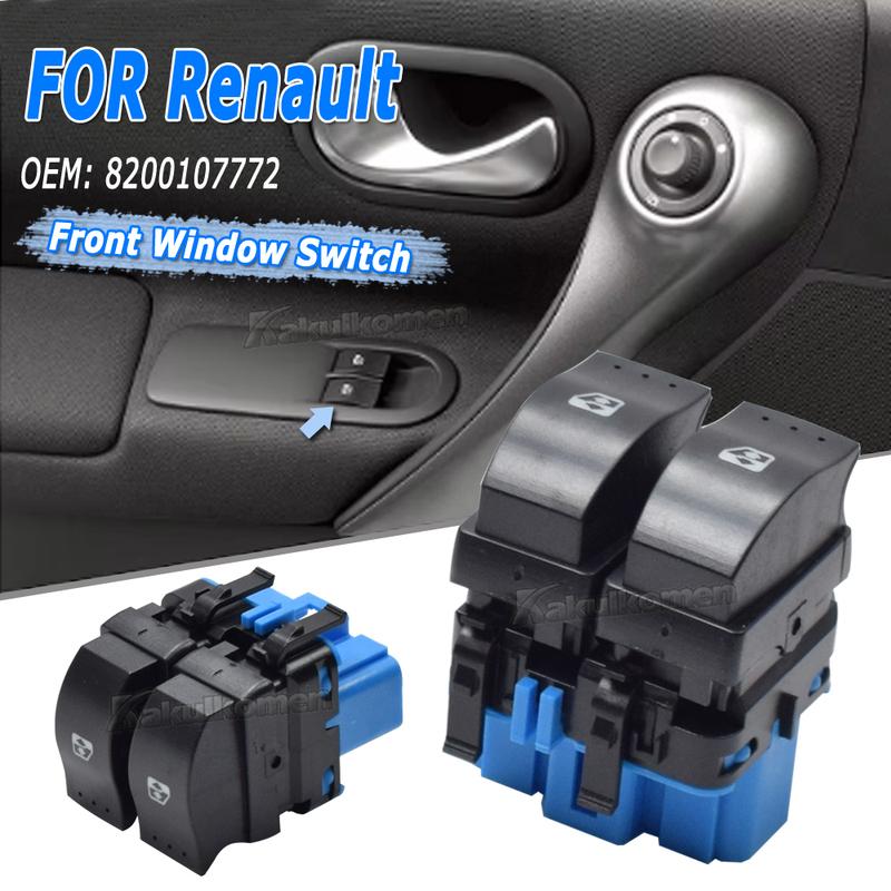For RENAULT MEGANE II 2/SCENIC II/GRAND SCENIC II 2002-2009 Electric Window Lifter Switches Switch Button 8200315040 8200107772