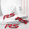 For Car Sport RS Sticker Acceessories 3d Metal RS Sticker Letters Logo Car Front Grille Rear Trunk Emblem Badge