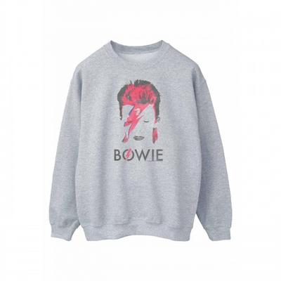 Womens/Ladies Aladdin Sane Distressed Sweatshirt