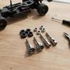 Hex Axle Shaft Set Metal Adapter Easy Replacement for Model Repair