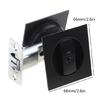 Invisible Recessed Door Lock for Sliding-Door Stainless Steel Privacy Door-Latch