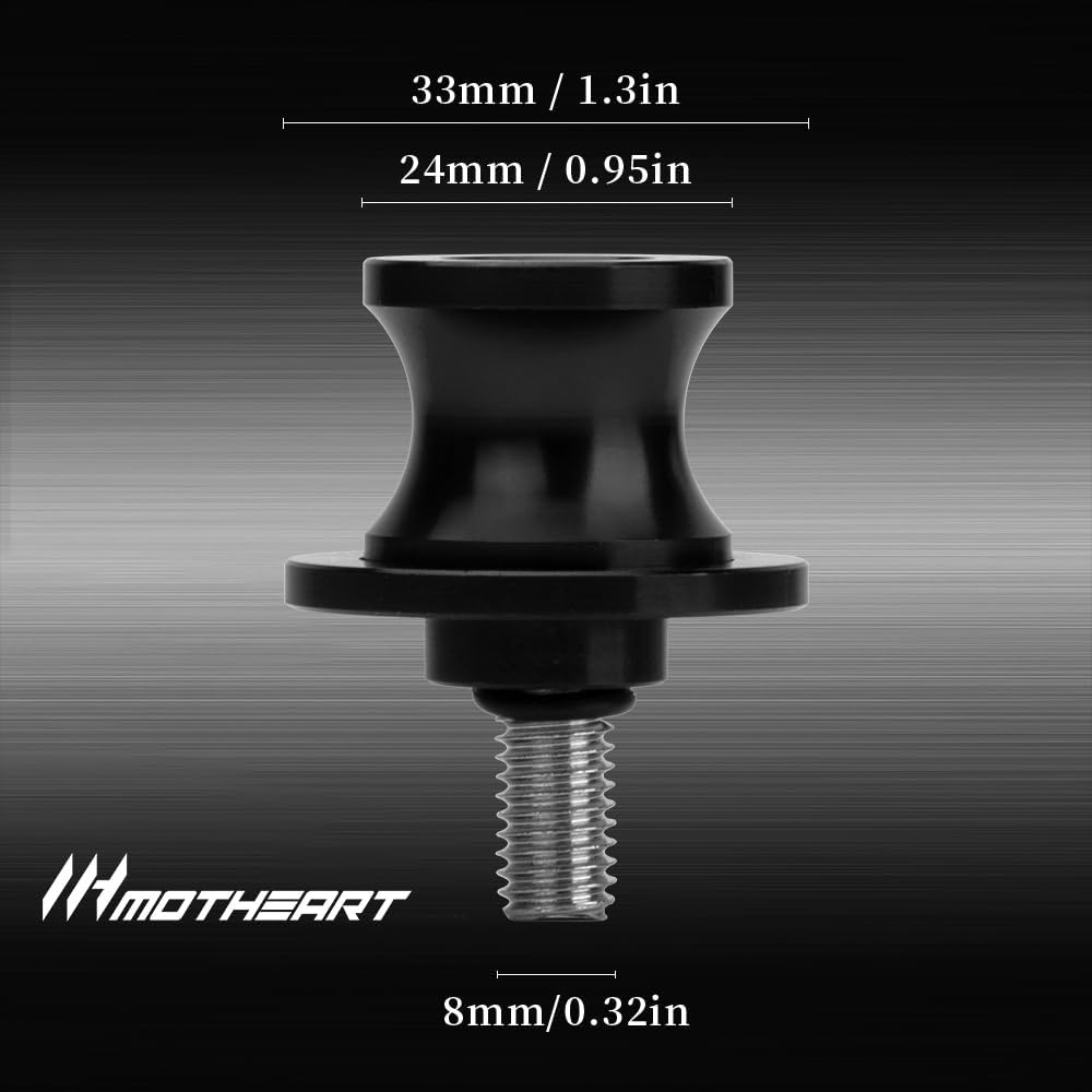 M8 Motorcycle Swingarm Bobbins For V-Strom 1000 (DL1000) 2002-2019 Paddock Stand Mounts with Shock Absorption Accessories