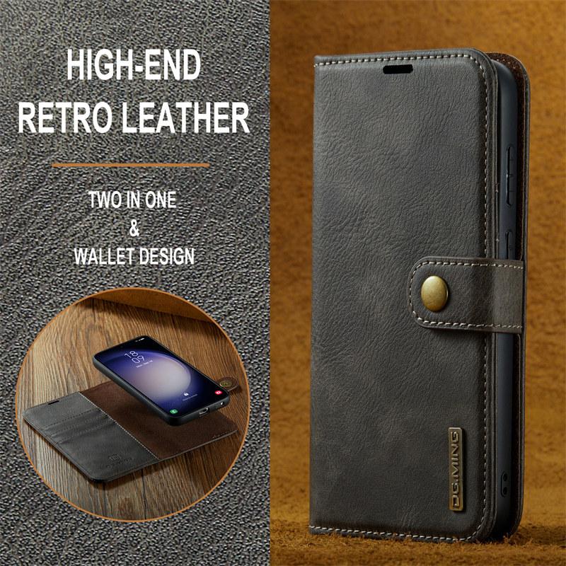 Flip Leather Case for Samsung Galaxy A17 A56 A36 A16 A55 A35 A15 A54 A34 A24 A14 A53 A33 A13 A52 A72 A51 A71 Detachable Magnetc Wallet Card Back Cover